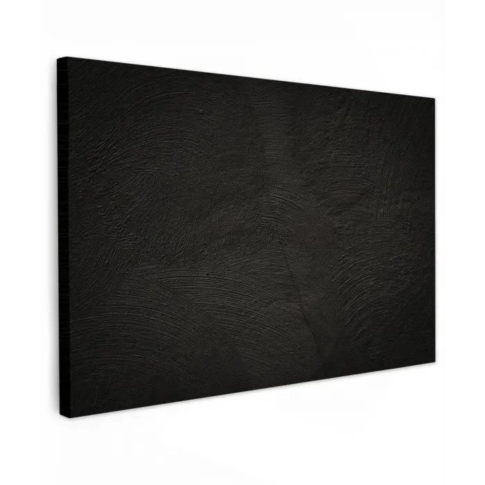 Beton print - Industrieel - Zwart canvas 2cm klein -z3d