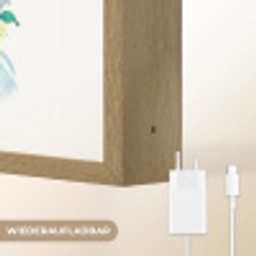 Leeuw - Verf - Kleurrijk - Wit - Dier Light Box met batterij (Wandlamp) middel -USP_websiteoplaadbaarDE