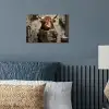 Schotse hooglander - Toilet - Krant - Badkamer poster papier klein -sfeer2