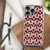 Rood - Druppelpatroon - Grafisch Hoesje iPhone 16 Pro Max met koord klein 804 -sfeer4