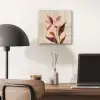 Bloemen - Blaadjes - Minimalistisch - Roze plexiglas 5mm klein -sfeer6