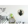 Cactus - Subtiel - Groen Wandcirkel aluminium klein -kinderkamer