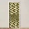 Vis - Patroon - Groen deurposter klein 289 -3d_beige