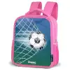 Bal in het goal Kinderrugzak - Roze middel -schuin