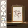 Geit - Dier - Bohemian - Bloemen - Boho Light Box met kabel klein -USP_NL
