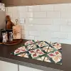 Decoratie - Tegels - Spaans - Vintage Inductie beschermer vinyl 3mm middel -sfeer3