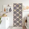 Floraal - Ornament - Blauw deurposter klein 289 -sfeer5