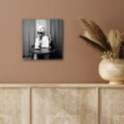Vrouw - Bubbels - Zwart - Wit aluminium wit klein -sfeer4