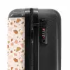 Terrazzo patroon veelkleurig beige roze NBS - Handbagage koffer - Kinderen Unisex middel -slot