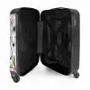 Jungle in Lichte Kleuren Koffer - NBS - Handbagage middel -binnenkant