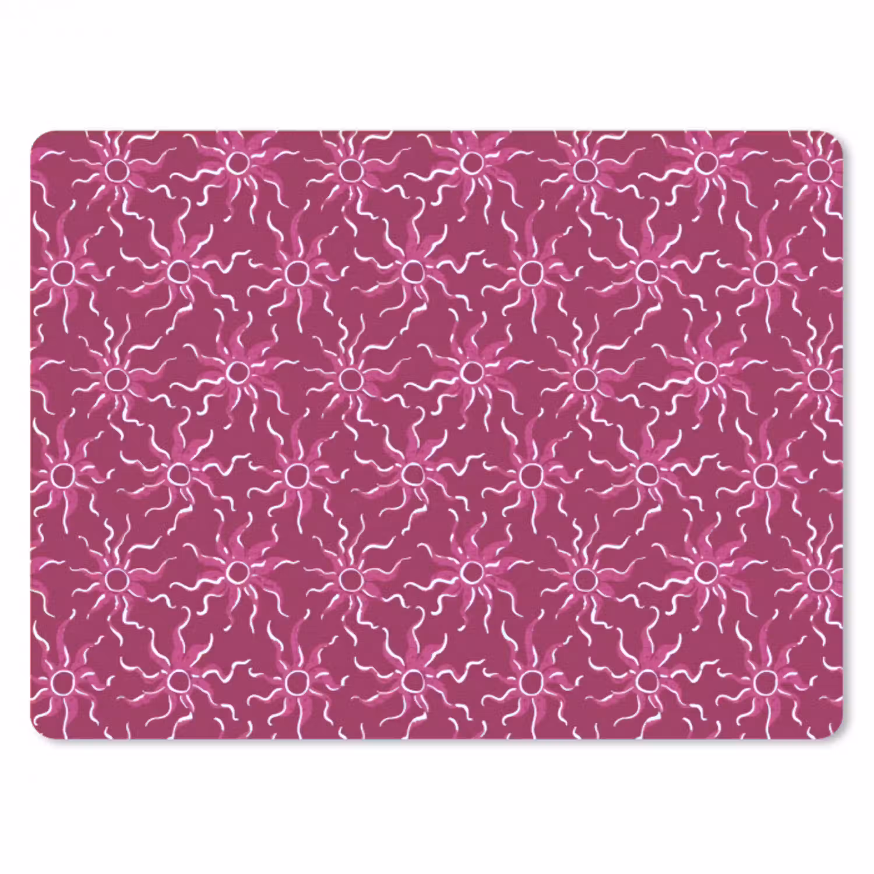 Bohemian - Zon - Magenta muismat rubber klein 262 -3d