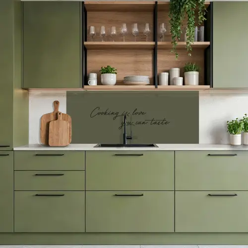 Cooking is love you can taste keuken achterwand 2 middel -sfeer3