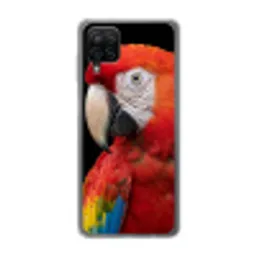 Ara - Portret - Rood Telefoonhoesje Samsung Galaxy A12 klein -3d