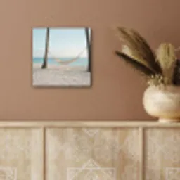 Hangmat - Strand - Wit aluminium wit klein -sfeer4