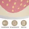 Aardbei - Minimalistisch - Rood - Fruit Akoestische PET Vilt - Rond klein -closeup_NL