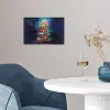 Kerstboom - Kerst - Abstract - Kleurrijk poster papier klein -sfeer3