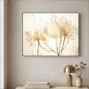 Droogbloemen - Beige - Planten - Wit Textielframe - compleet frame klein -sfeer2