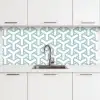 Design - Lijn - Patroon keuken achterwand 2 middel 871 -3d