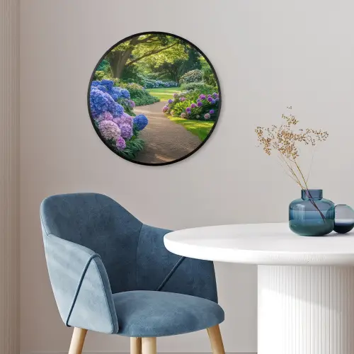 Hortensia- Park - Pad Fotolijst rond zonder passe partout klein -sfeer2