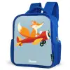 Vos - Vliegtuig -  Vliegen Kinderrugzak - Blauw middel -schuin