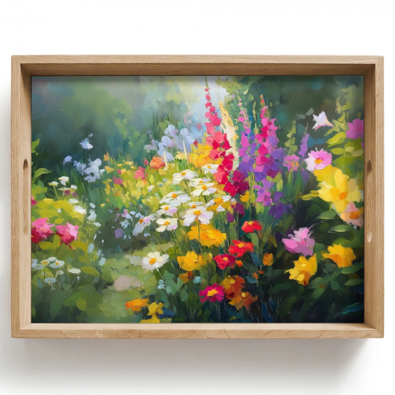 Zomertuin - Sfeervol - Bloemen Dienblad Rechthoek middel -z3d_shopping