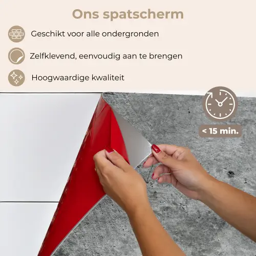 Beton - Leisteen - Grijs -Betonstructuur keuken achterwand spatscherm klein -spatscherm_NL