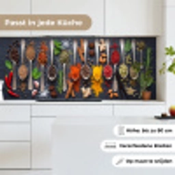 Kruiden - Lepels - Culinair - Kleurrijk - Sfeervol keuken achterwand 2 middel -sfeer4_DE