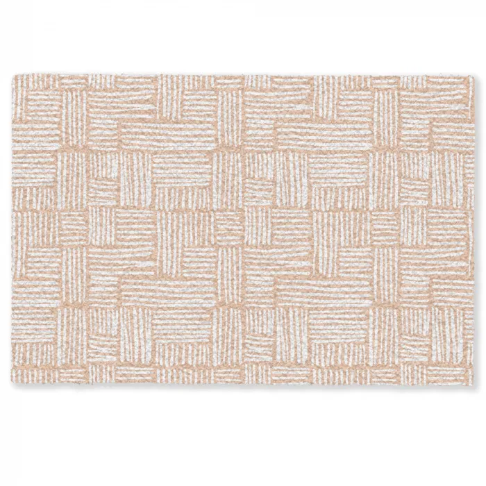 Strepen - Patroon - Terracotta Deurmat klein 898 -zkaufland3d