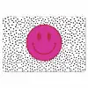 Smiley - Roze - Stippen Placemat vinyl groot -zzsfeer1_Kitchenyeah-website
