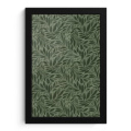 Bladeren - Organisch - Groen fotolijst zwart zonder passe partout klein 224 -3d