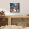Kerstwonder - Winteravond - Kleurrijk plexiglas 5mm klein -sfeer4