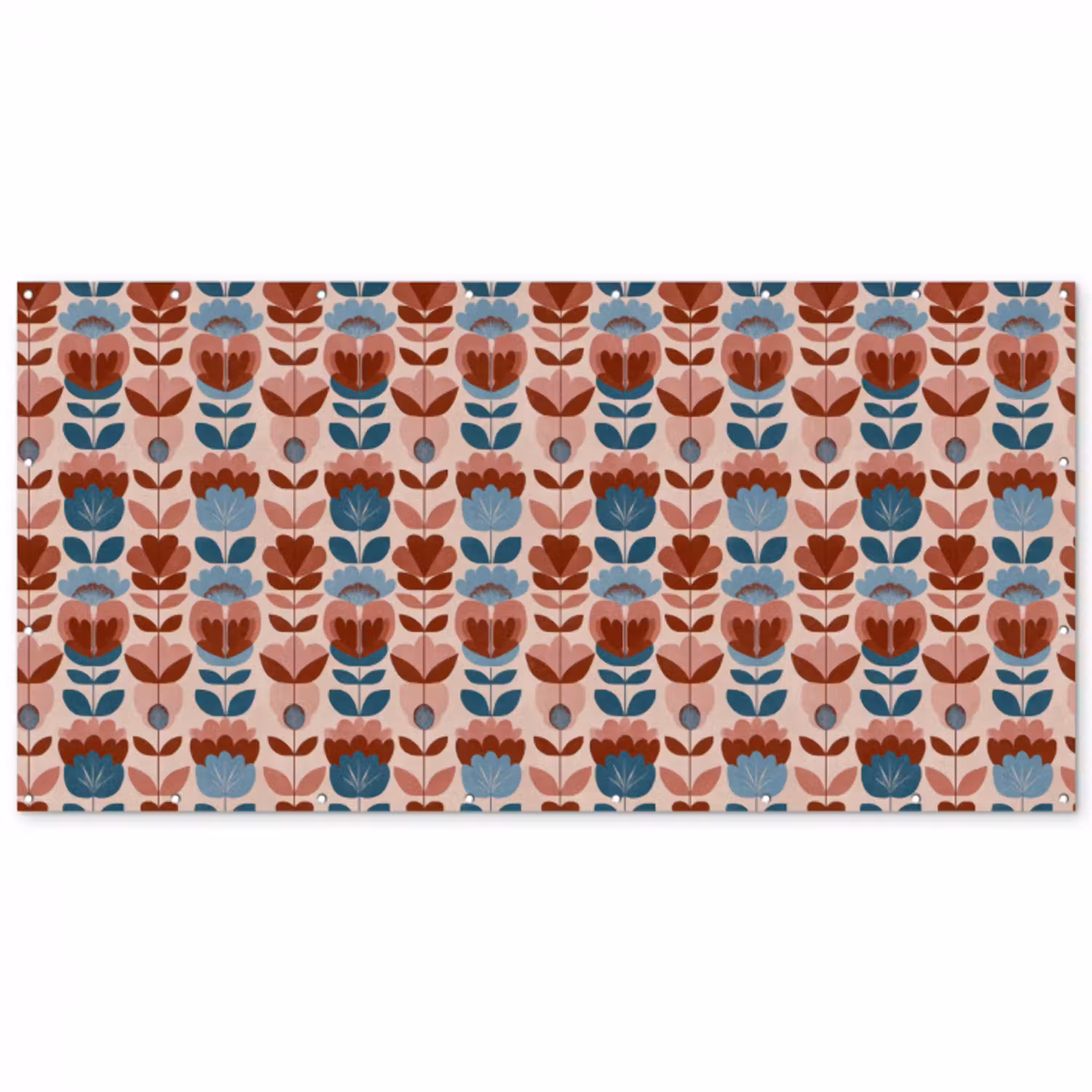 Vintage - Motief - Kleurrijk Balkonbeschermer Duitsland klein 596 -zz_3d