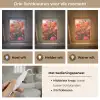 Bloemen - Rozen - Natuur - Roze - Bloem Light Box met kabel (Tafellamp) klein -USP_lichtkleurNL