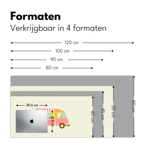 Ijskar - Retro - Softijsjes - Roze Muismat XXL klein -sfeer5