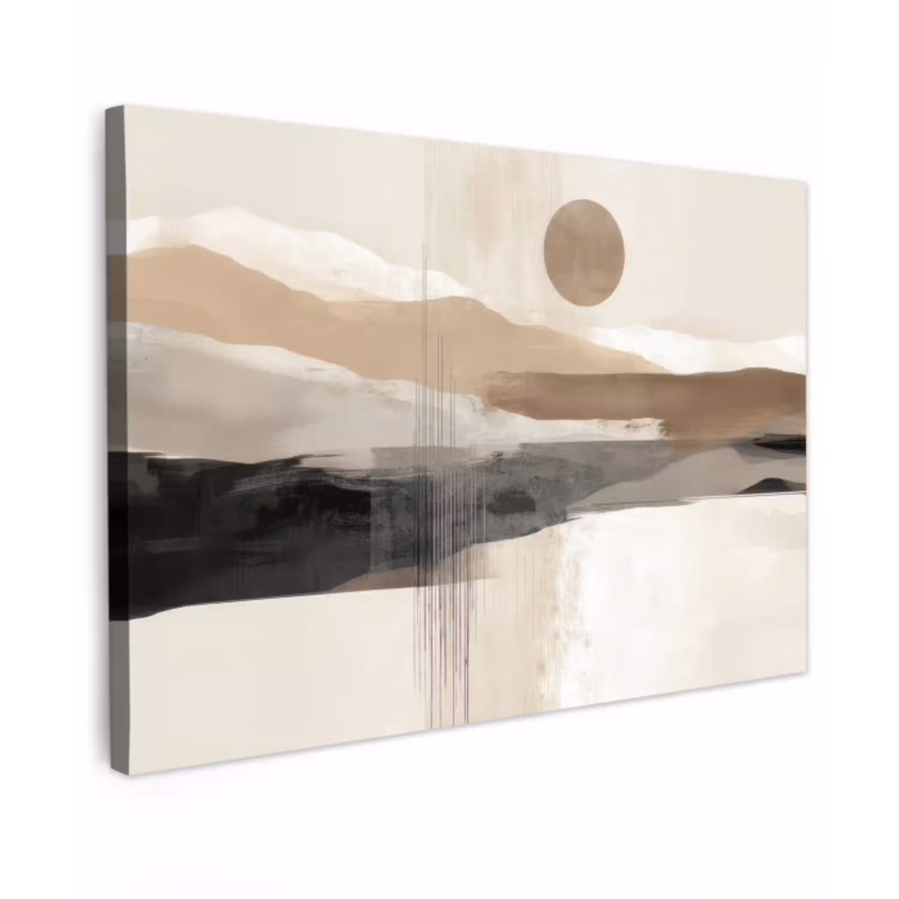 Minimalistisch - Landschap - Dimensie canvas 2cm klein -z3d