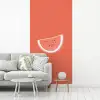 Watermeloen - Lijnen - Koraalrood fotobehang vinyl groot -woonkamer