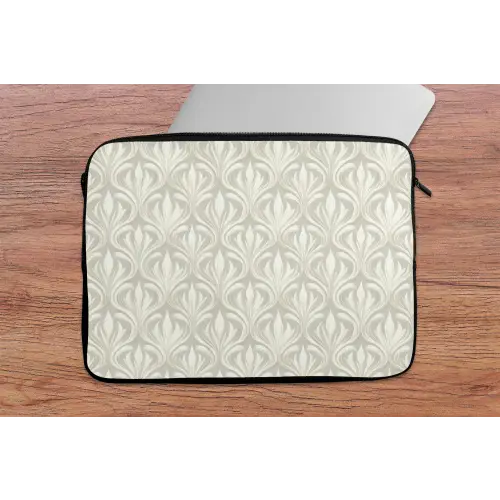 Barok - Patroon - Beige laptophoes neopreen klein 279 -tafel