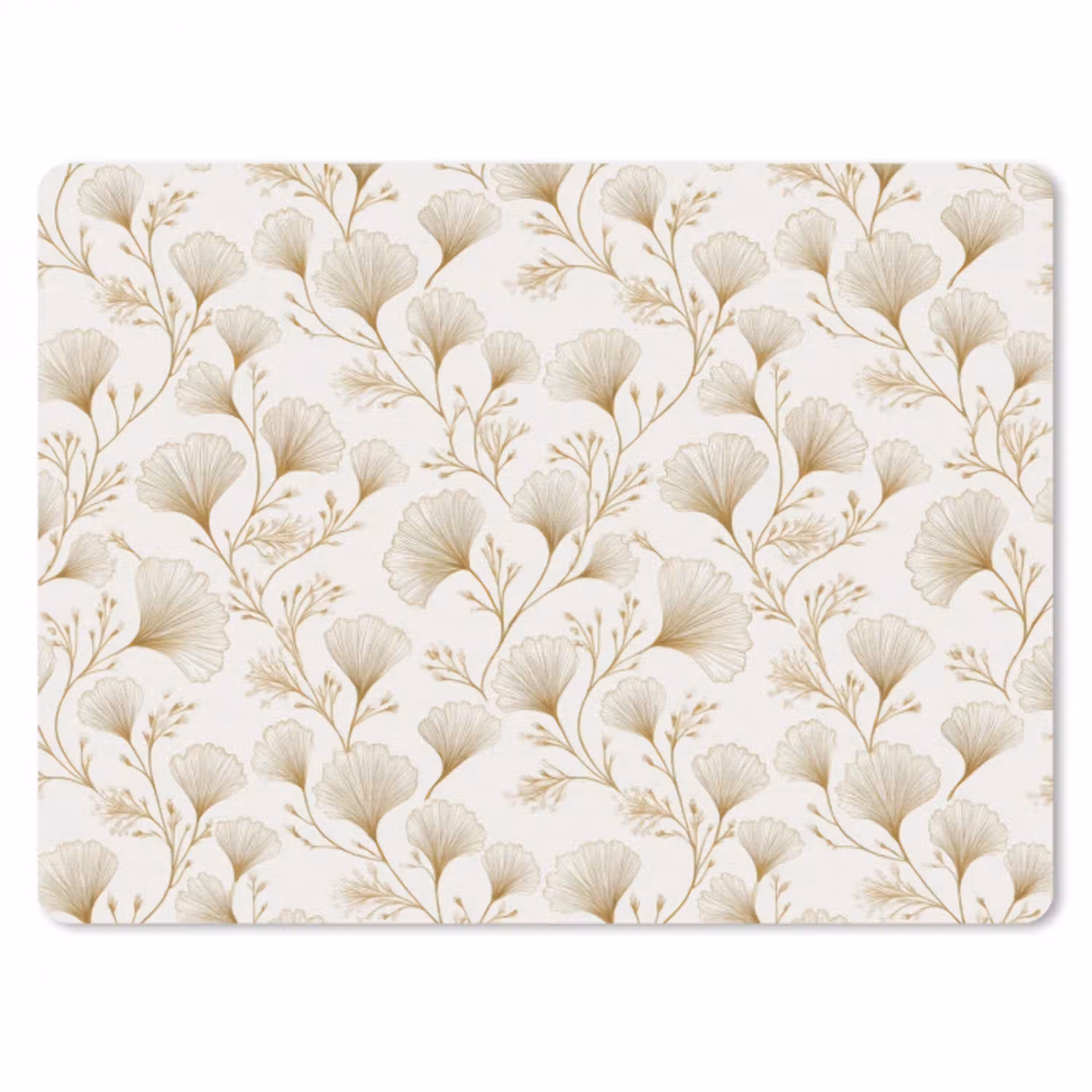 Ginkgo - Takken - Goud muismat rubber klein 262 -3d