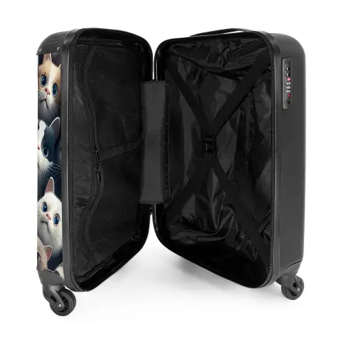 Snoezige Snuitjes NBS - Handbagage koffer - Unisex middel -binnenkant