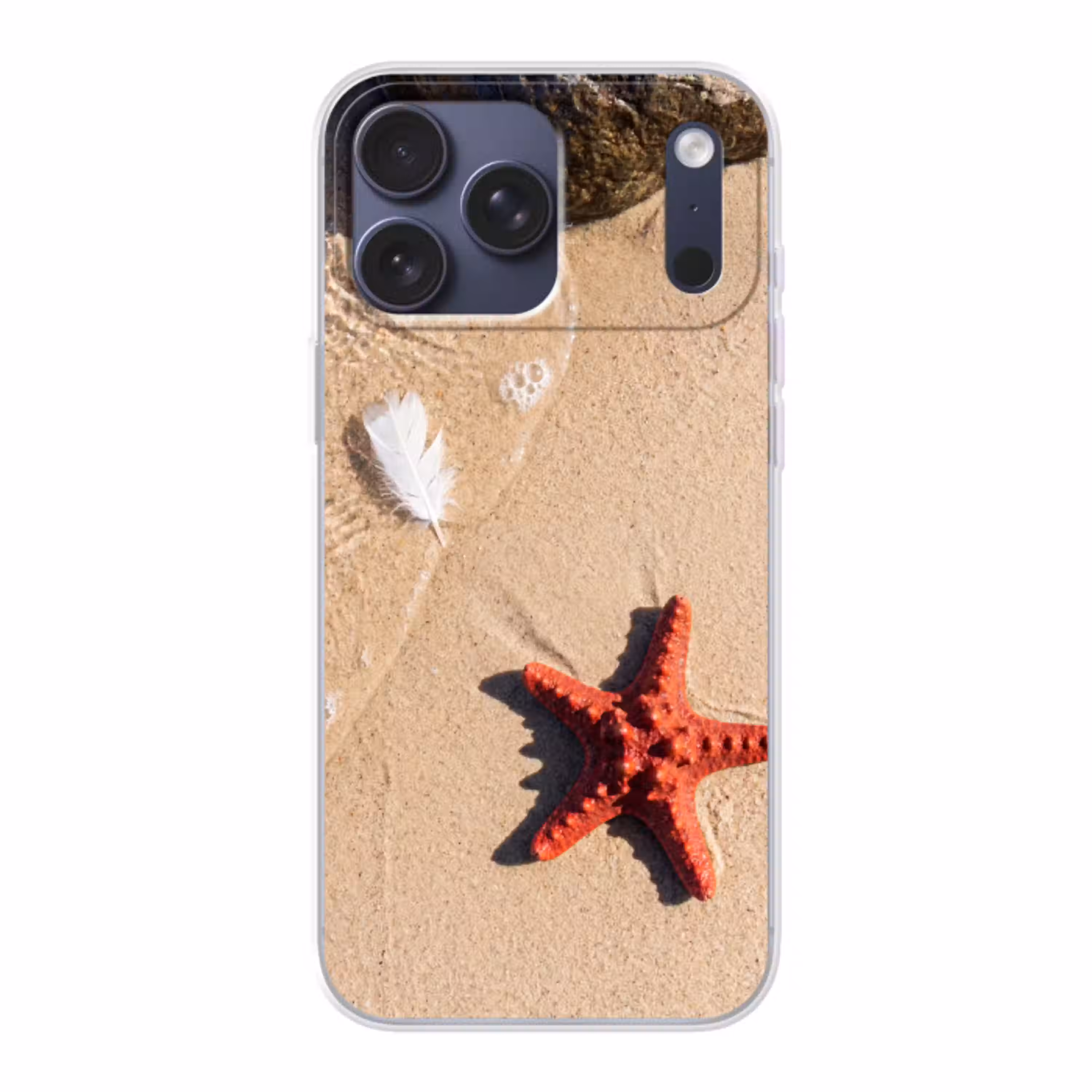 Dieren - Strand - Zee - Natuur - Rood Telefoonhoesje iPhone 17 Pro Max klein -3d