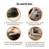 Berglandschap - Rivier - Bos Inductie beschermer vinyl 3mm klein -zzzzzzz-td-werking