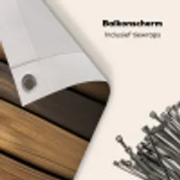 Hout - Planken - Natuurtinten Balkonbeschermer Duitsland klein -closeup_NL