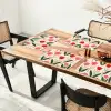 Tulpen - Modern - Roze Placemat vinyl groot -zzsfeer4_Kitchenyeah-website