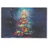 Kerstboom - Kerst - Abstract - Kleurrijk Deurmat klein -zkaufland3d