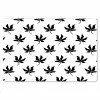 Bladeren - Silhouetten - Zwart - Wit Placemat vinyl groot 368 -zzsfeer1_Kitchenyeah-website