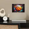 Graffiti - Basketbal - Verf - Sport poster papier klein -sfeer1