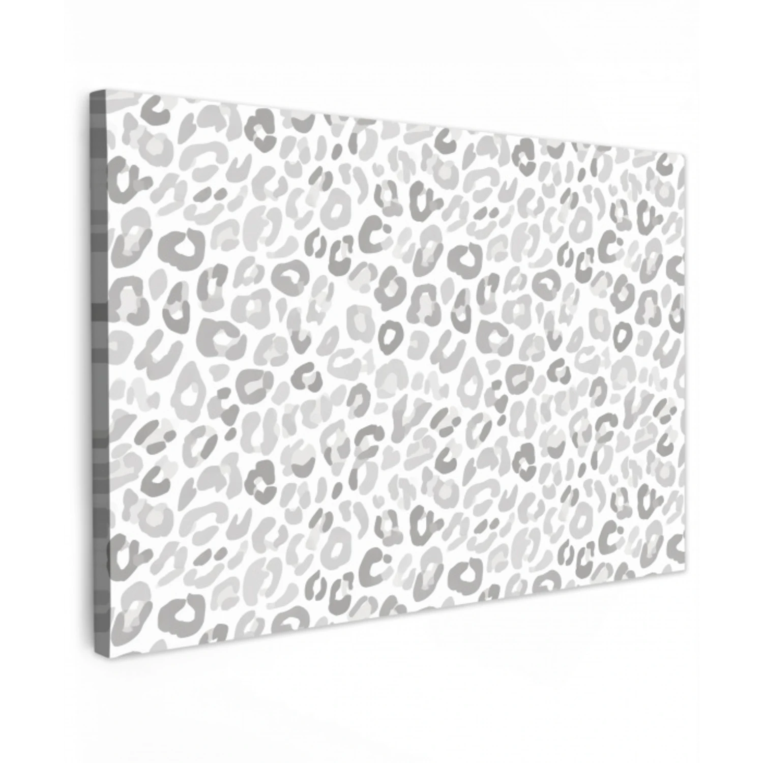 Luipaard - Motief - Grijs Tuinposter op houten frame 2 cm dik klein 845 -3d