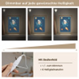 Raket - Haai - Ruimte Light Box met kabel klein -USP_dimbaarDE