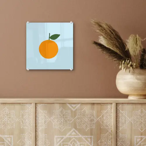 Fruit - Sinaasappel - Oranje plexiglas 5mm klein -sfeer5
