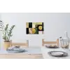 Abstract - Goud - Brons - Vormen - Geometrisch Muursticker klein -eettafel